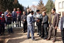 گزارش تصویری از آئیین درختکاری و تقدیر ازهمکاران فضای سبز دانشگاه